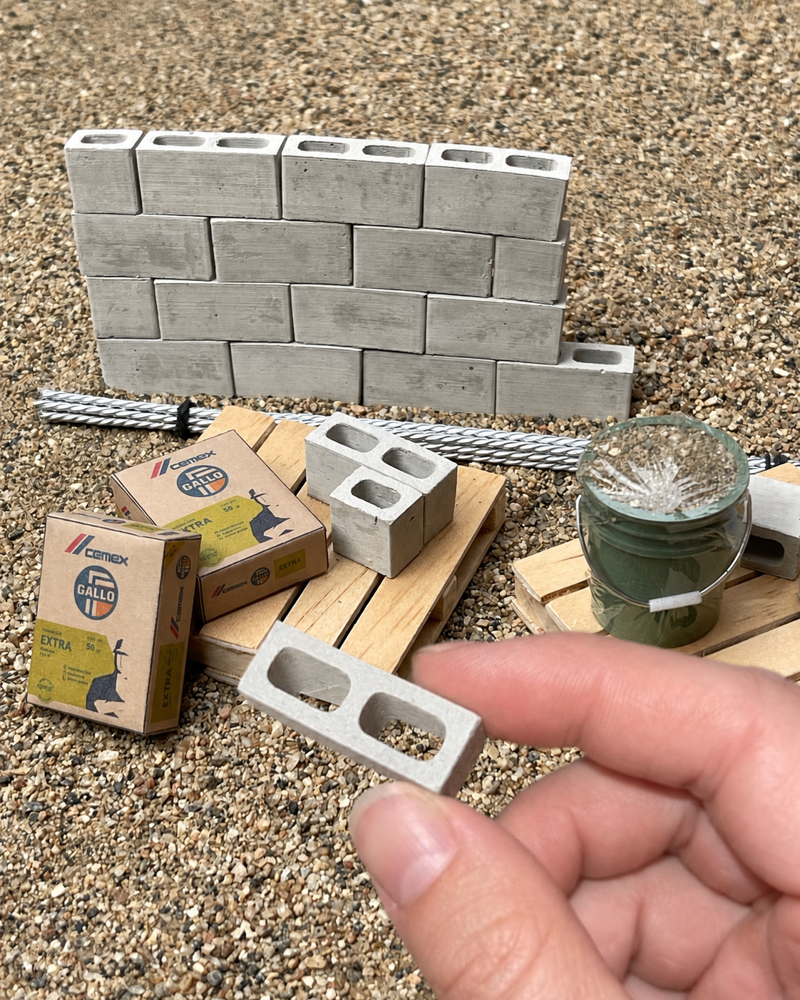 Mini Bloques De Cemento Buildo